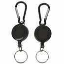 2 PCS BADGE REEL - RETRACTABLE RECOIL YOYO SKI PASS ID CARD HOLDER KEY CHAI B3Z7