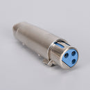 3 pin XLR FEMALE to RCA FEMALE mic MICROPHONE CABLE cord ADAPTER plug connector*