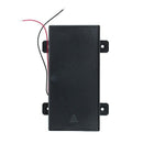 Wire Leaded Battery Holder Case Box with Cover for 4 x D Size Batteries