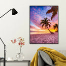 DIY Full Drill Diamond Painting Landscape Rhinestone Mosaic (B3282 Beach 4)