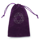 Special Velvet Tarot Card Set Storage Bag Six-Pointed Star Pattern WLB Hn
