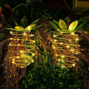 25 LED Solar Pineapple Light Waterproof Hanging Lantern Lamp Xmas Garden LES
