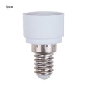 5pcs/pack E14 to E14 Adapter Light Bulb Lamp Base Holder Socket Converter A