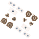 2 Set Conductive Rubber Pad Button Keys Kit Repair Part for PS4 Controller