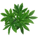 1 Stem Artificial Green Fern leaf Bush Brunch for Wedding Greenery Plant