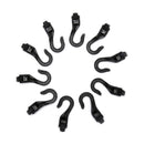10Pcs Open End Cord Hook Snap Boat Kayak Rope Buckle Camping Tent HookJC%o