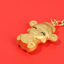 2021 Chinese Wind Ox Year Lucky Treasure Creative Fortune Car Keychain Gifts_kz