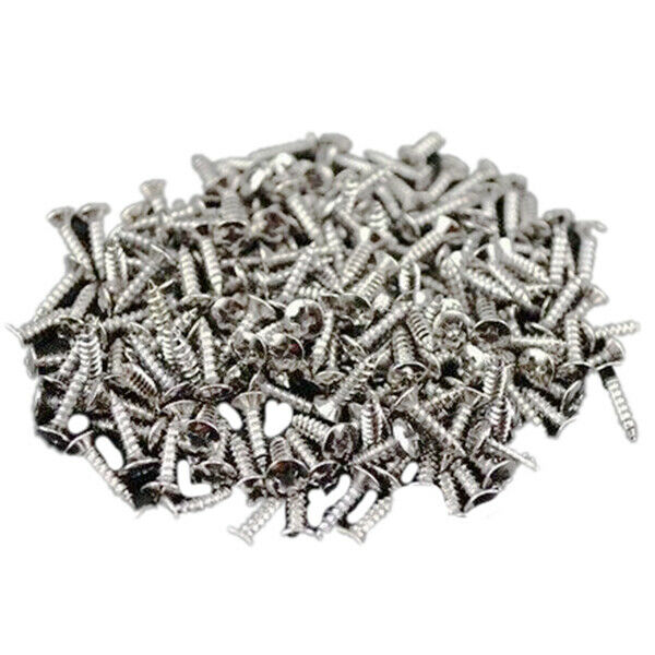 100pcs Guitar Pickguard Screws For Fender Strat/Tele Electric Guitar Bass s