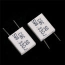 10pcs 5W 0.33Ohm Cement Resistor Non-Inductive Ceramics Resistor BPR56/CQC -Q