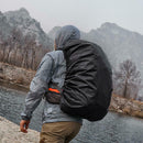 Hiking Bag Rain Cover Waterproof Dustproof Backpack Case (35L)(Black) A