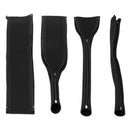 1Pc Neoprene cable management sleeve zipper wrap wire hider cover organizer FT