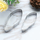 Lily Petals Stainless Steel Cookie Fondant Cake Cutters Mold Tool Set