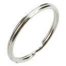 60 Pcs 20mm Outside Dia Universal Split Key Rings Keychain Holders