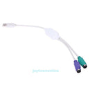 USB to PS2 Mouse Keyboard Connecting Converter Cable Adapter for PC Desktop