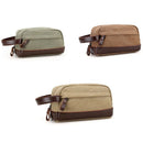 Coffee Zipper Men Travel Canvas Toiletry Bag Wash Shower Makeup Organizer P