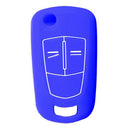 2/3 Button Silicone Remote Key Cover Case For VAUXHALL OPEL CORSA ASTRA Blu