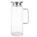 1.2Liter 51 Ounces Glass Pitcher With Lid Covered Gallon Iced Tea Pitcher L