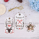 18pcs/set Kraft Paper Tags Christmas DIY Crafts Hang Tag Gift Wrapping Supply OZ