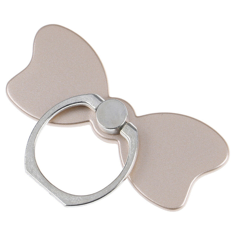 360 Degree Adjustable Finger Rings bow tie shape Phone Stand Holder Phone'Hol ES