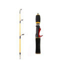 Ice Fishing Rod Winter Outdoor Portable Fishing Pole Tackle Tool Red 52cm