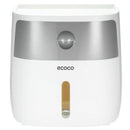 Ecoco Wall-Mounted Bathroom Tissue Dispenser Tissue Box For Multifold Paper