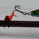 10 Set Black Fishing Rod Hook Keeper Holder For Fly Fishing Casting Adjustable
