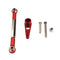 Metal Steering Servo Rod Linkage for 1/12 MN86K MN86KS RC Carwler Red