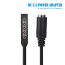 DC Power Cable DC5.5x2.1mm Female Cord for Microsoft Surface Pro 1/2/RT