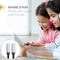 3.5mm Audio Cable Splitter Male To 2 Female Plug Adapter For MP3 iPad Headphones