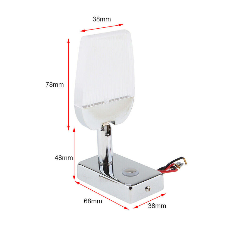 DC 12/24V LED Reading Light Touch Control Dimming Swith, Marine Boat RV Camper