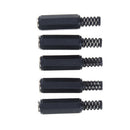 5pcs/set Stereo Female 3.5mm Jack Plug Stereo Audio Adapter Socket Connector`US