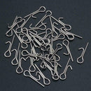 100Pcs Fishing Soft Lure Bait Stinger Spike Hook Connecting Top Needle Pins J7O9