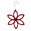 Luxury Plastic Flocking Creative 6 Holes Flower Shape Scarf Hanger/Holder/O X3C7