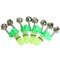 4PCS LED Fishing Rod Bite Alarm Red Light Twin Bells Clip Alerter