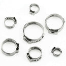 304 Stainless Steel Single Ear Non-Steel Hose Clamp Classification Kit, 128 H7R5