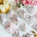 Europe Triangular Pyramid Style Candy Box Wedding Favors Party Supplies Pap