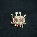 Monster Pin Fsm Enamel Pin Ramen Funny Flair Brooch Denim Jeans Shirt Coat  E2E5