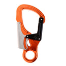 Aluminum Magnesium Alloy Fall Safety Climbing Carabiner Snap Hook Orange