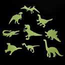 9PCS Luminous Wall Stickers Dinosaur Home Decor Fluorescent Kids Room Wall~De Gw