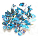 12pcs PVC Butterfly Wall Stickers Wedding Party Butterflies Decoration Blue