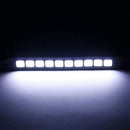 2X Car Drl Led Daytime Running Light Fog Cob Strip Lights Flexible Auto Car K8C6