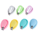 1Pc Baby nail clipper safety cutter toddler infant scissor  random color~