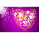 5D DIY Full Drill Diamond Painting Purple Heart Cross Stitch Embroidery Kit