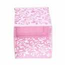 Hollow Rose Flower Metal Pen Holder Organizer Office Desk Container Case Z8E5