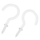2.7 inch Cup Mug Hooks Shouldered stainless steel Screw-in plastic coated H N6Y6