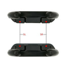 Black 2 pcs joy-con grip steering wheel handle controller for nintendo switch %a