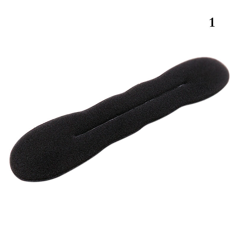 2Pcs Magic Sponge Hair Styling Bun Maker Twist Curler Tool Clip Donut Style.New