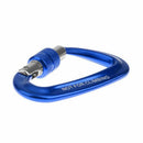 12KN Screw carabiner Aluminum alloy D-shape Hook Loop Lock for Mountaineeri E8A2