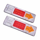2PCS 12V 19-LED Auto Truck Rear Tail Reverse Light Brake Lamp WaterproofB.kz