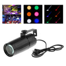3W Mini LED Stage Lighting Beam Spotlight Xmas Spin Pinspot Light Purple